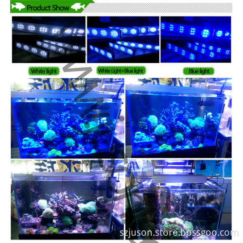 2015 Newest Unique Design Programmable LED Aqurium Light AQL-3X-72W used for coral reef tank lighting